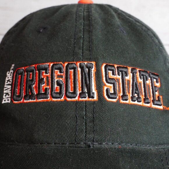 The Game Beavers Oregon State Black Orange Adult Baseball Cap Adjustable Embroid - Picture 7 of 9